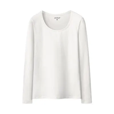 2016 Summer New Long-sleeved T-shirt Simple Solid Color Thin Section Cultivating Wild O-neck Bottoming Shirt Large Size T-shirt