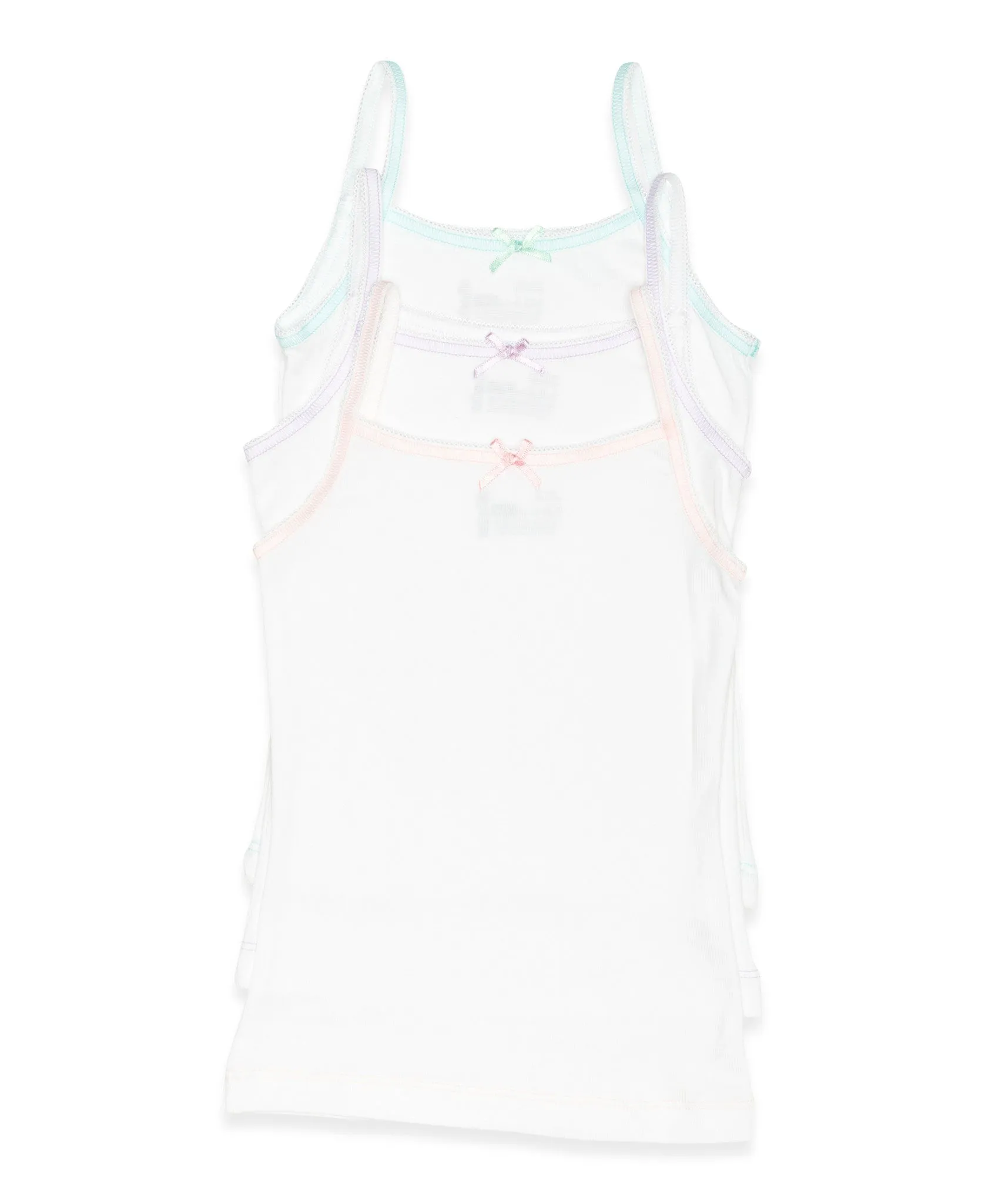 3-Pack White Camisole Undershirt 100% Combed Cotton