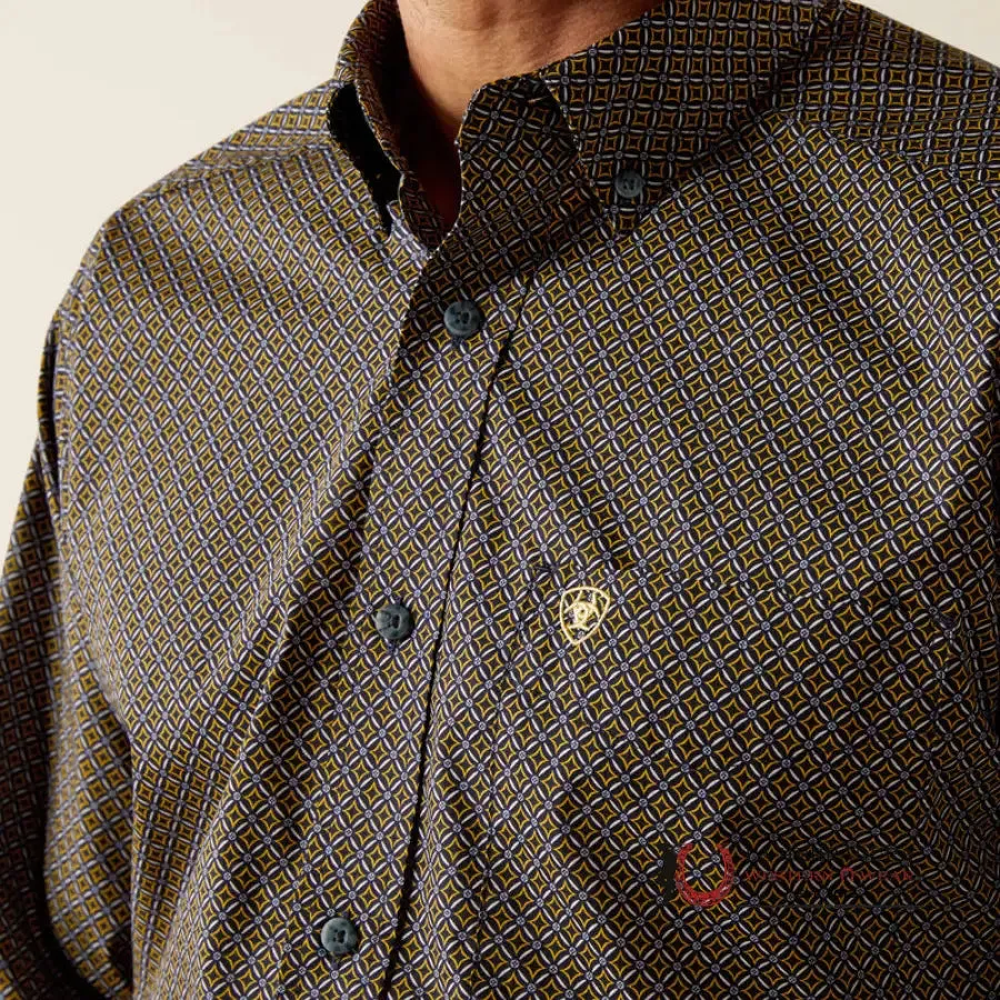 ARIAT CLASSIC REAGAN ROYAL BLUE LONG SLEEVE SHIRT - 2356