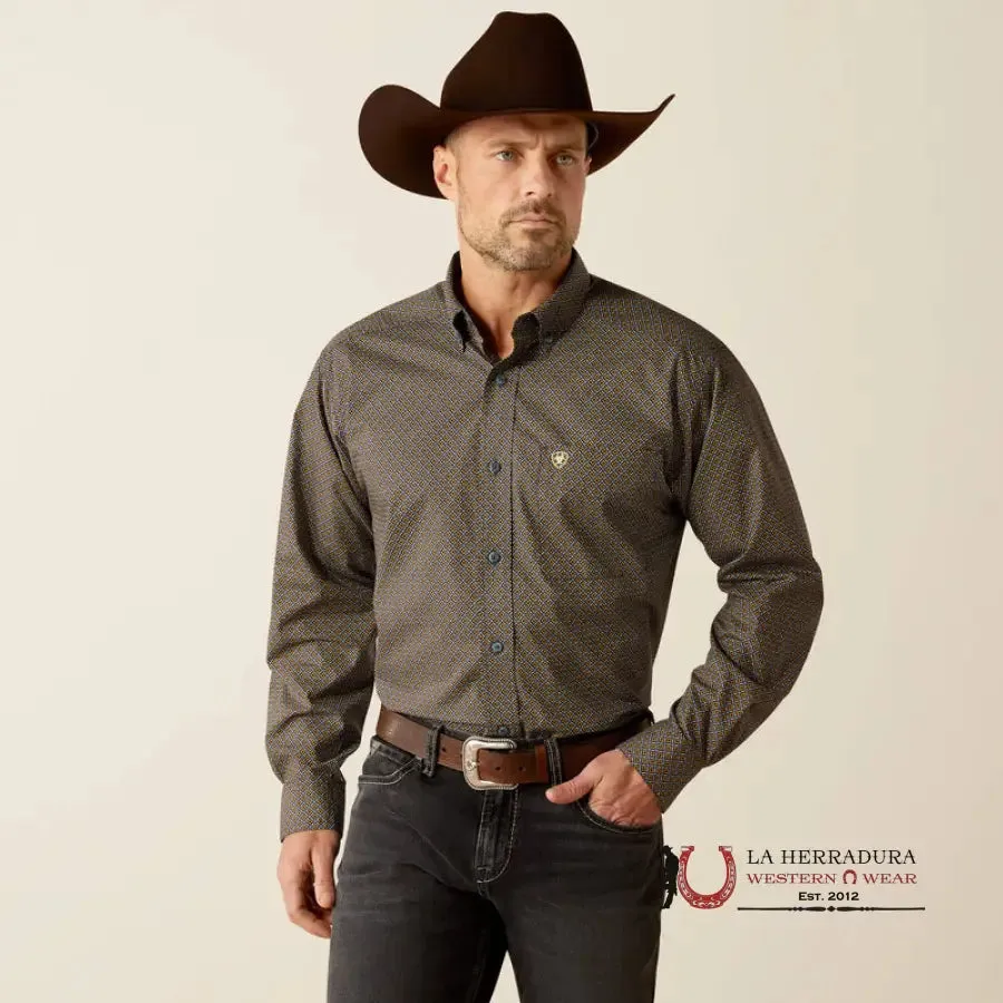 ARIAT CLASSIC REAGAN ROYAL BLUE LONG SLEEVE SHIRT - 2356
