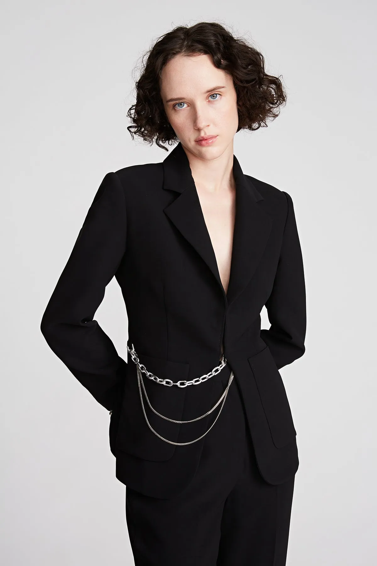 Avery Jacket In Stretch Crepe