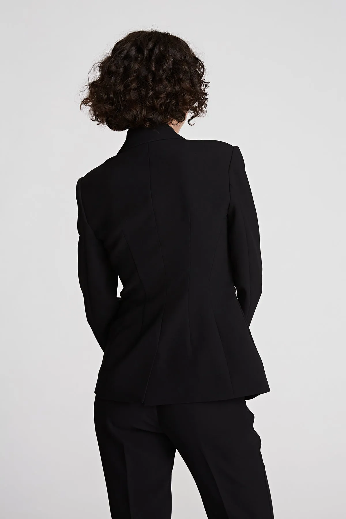 Avery Jacket In Stretch Crepe
