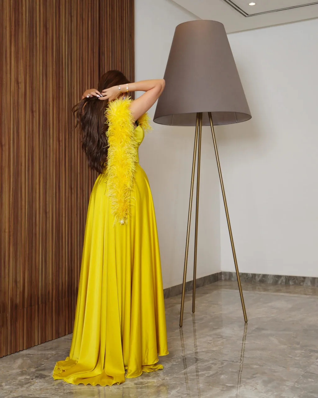 Ayla Feathers Dress