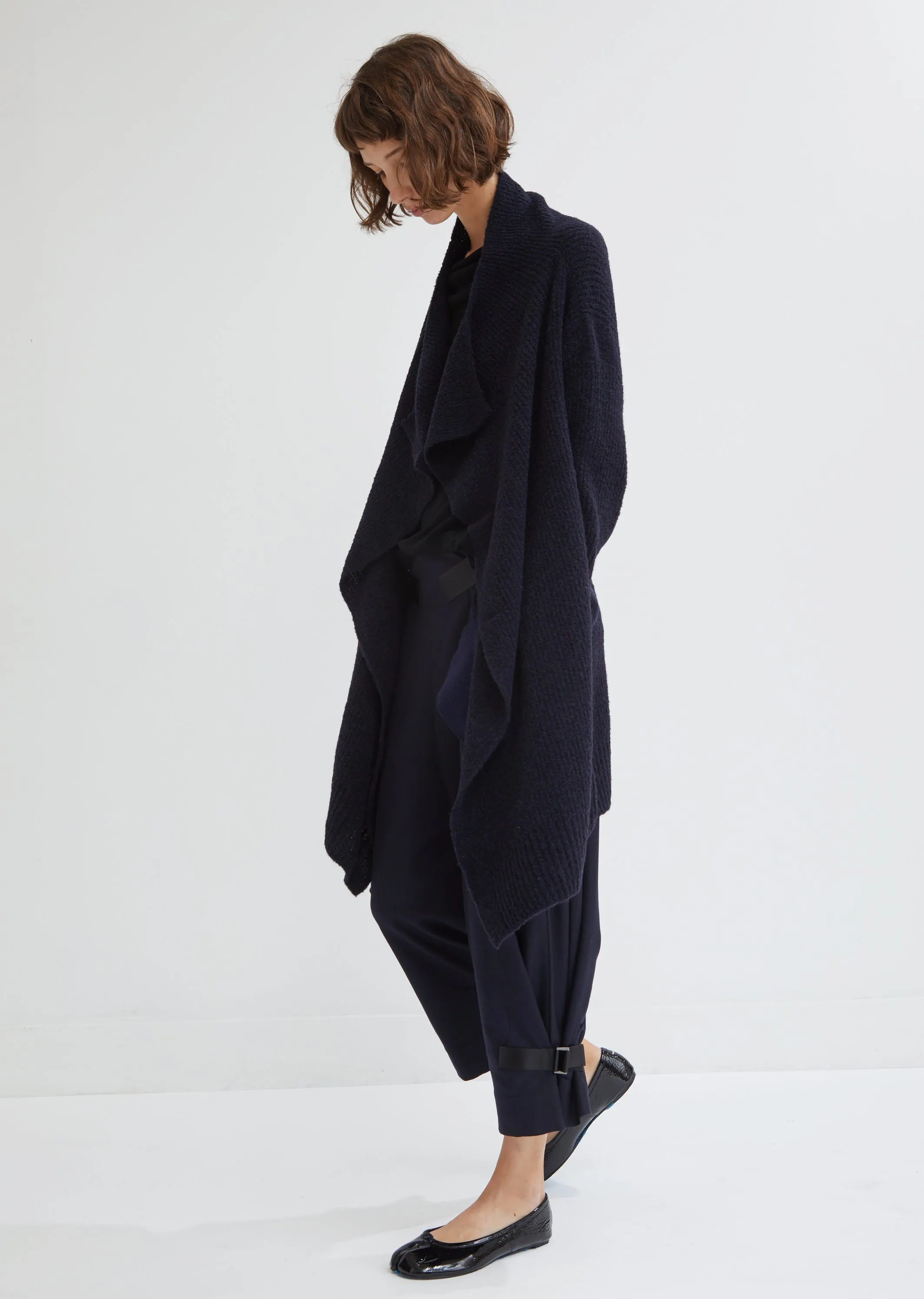 Boucle Shawl Cardigan