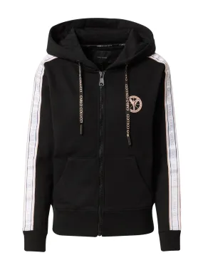 Carlo Colucci zip-up sweatshirt, black