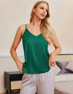 Chic Satin Basic Top Tanks