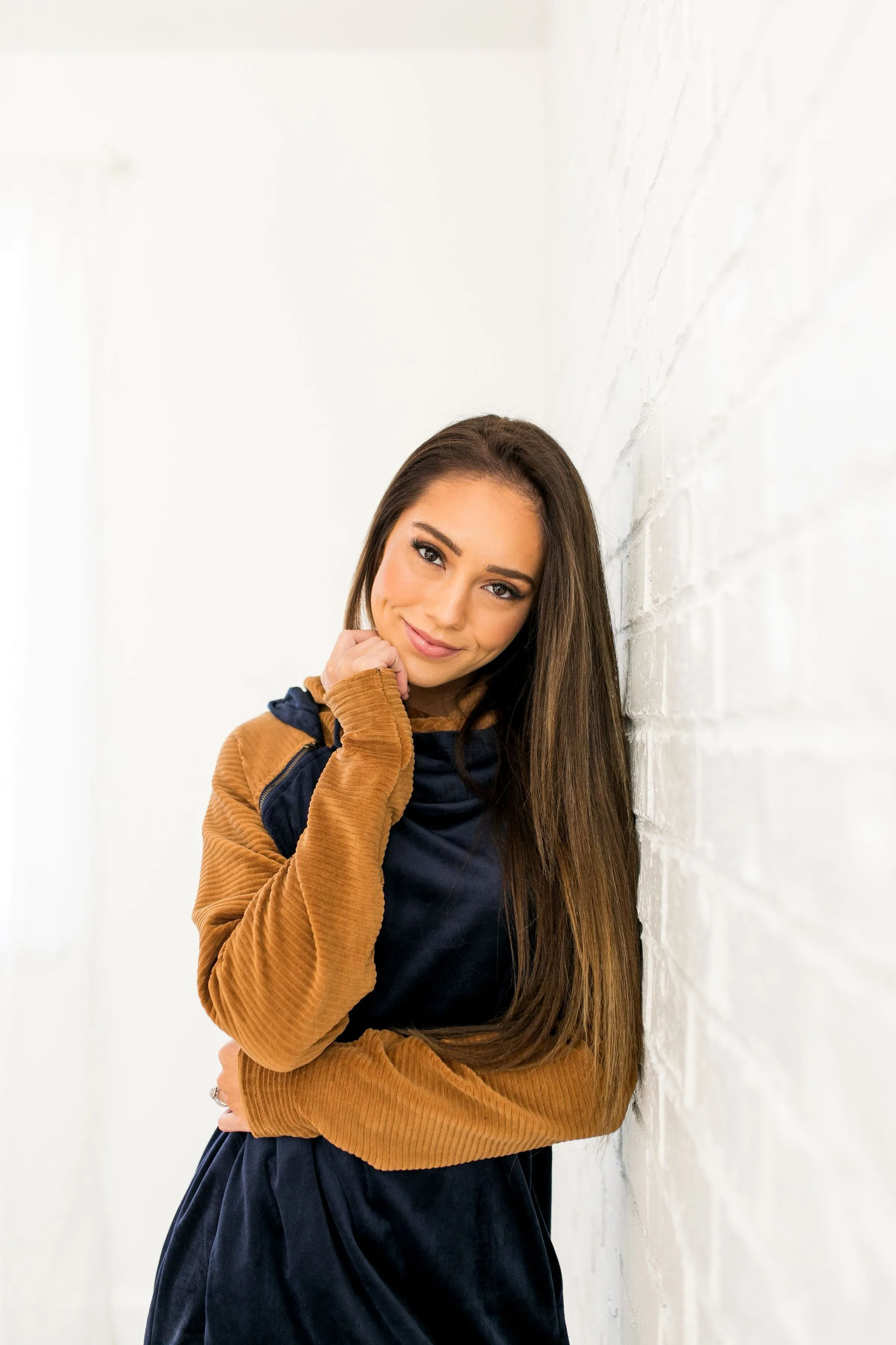 Daydreamer Velour Colorblock Hoodie - ALL SALES FINAL