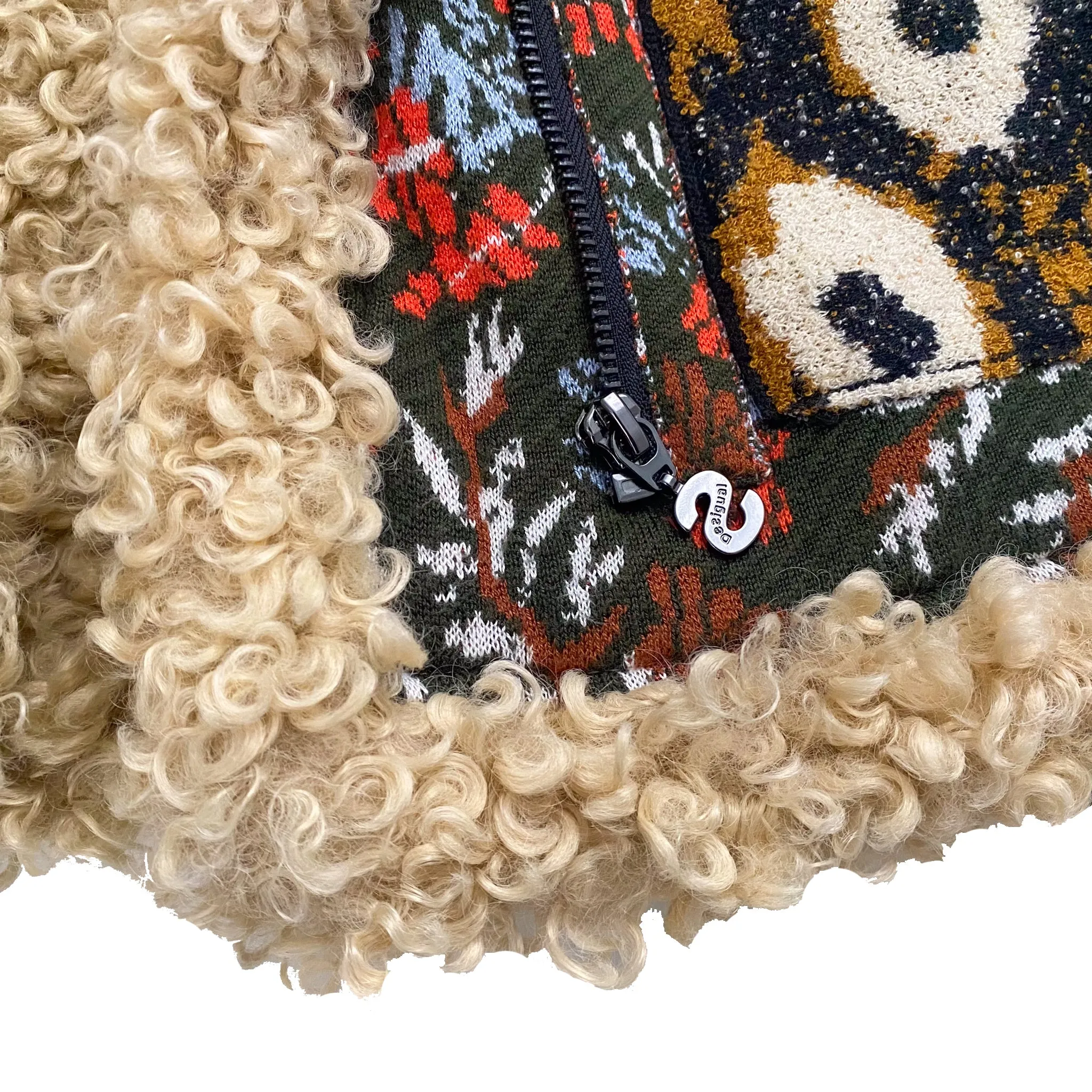 Desigual Sparrow Mixed Media Knit (XS)