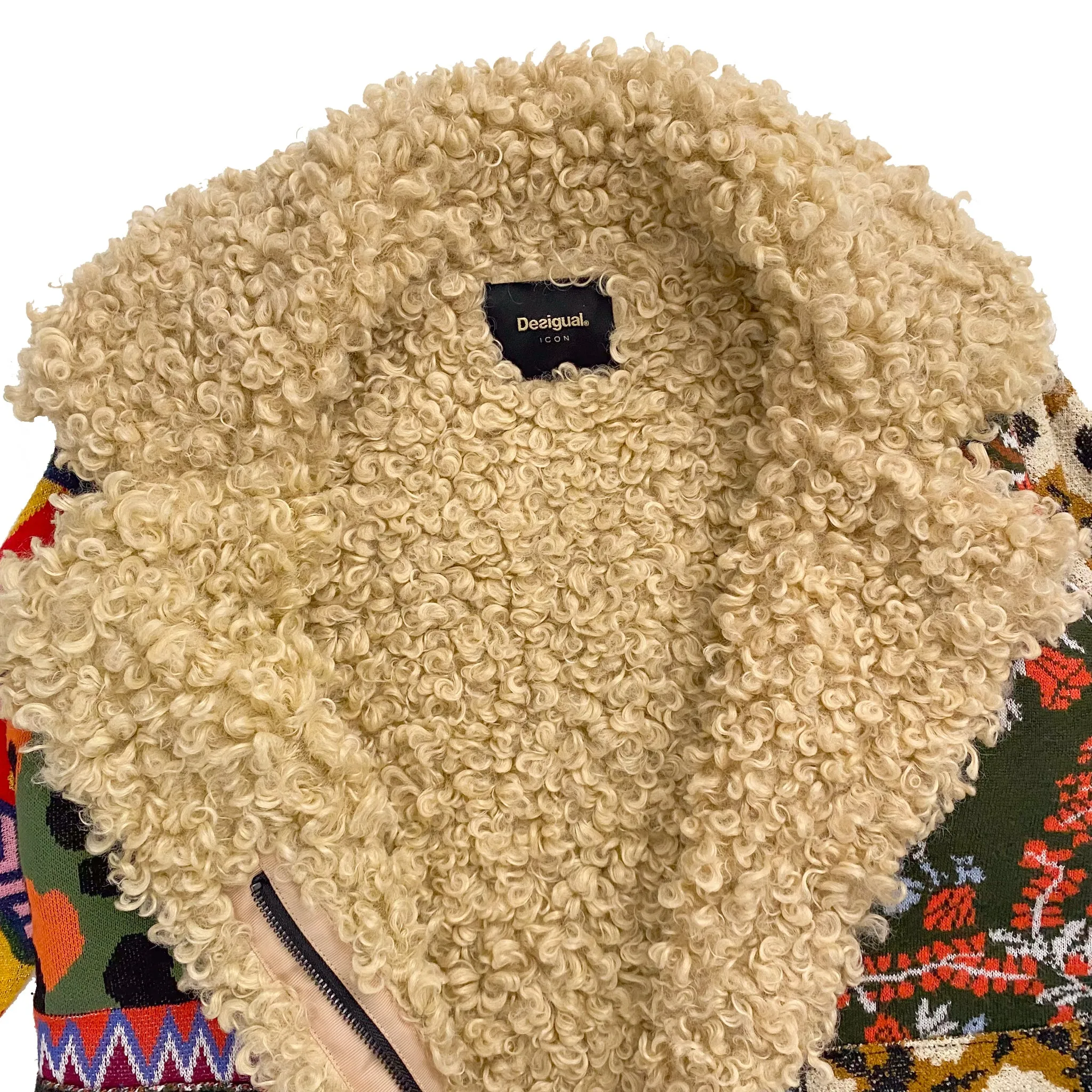 Desigual Sparrow Mixed Media Knit (XS)