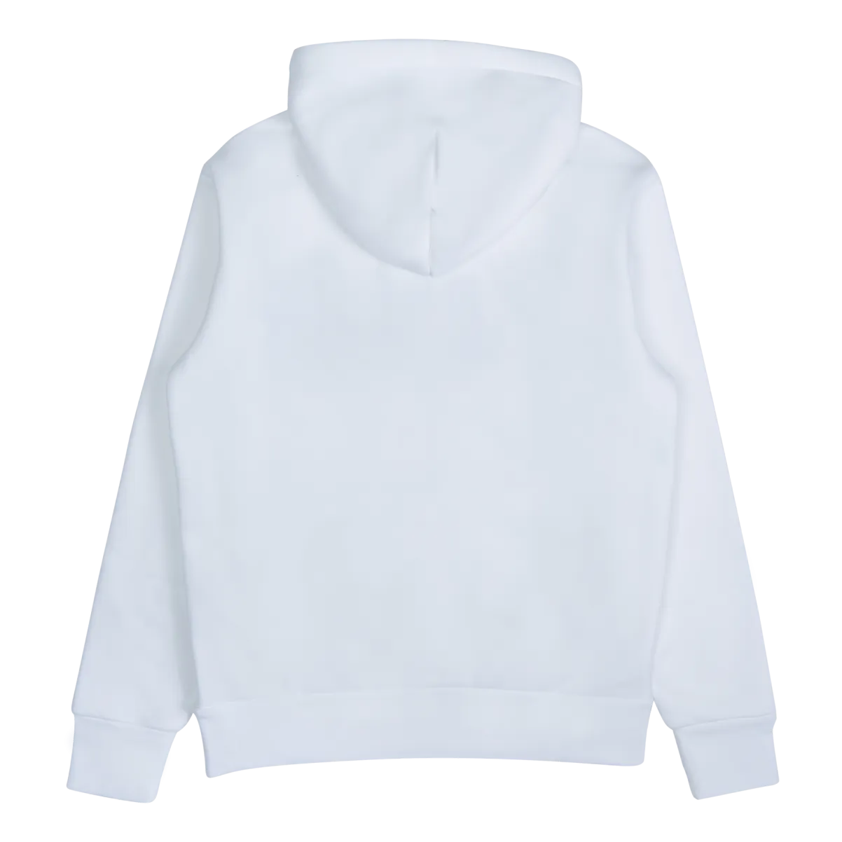 Double-Knit Fleece Hoodie White