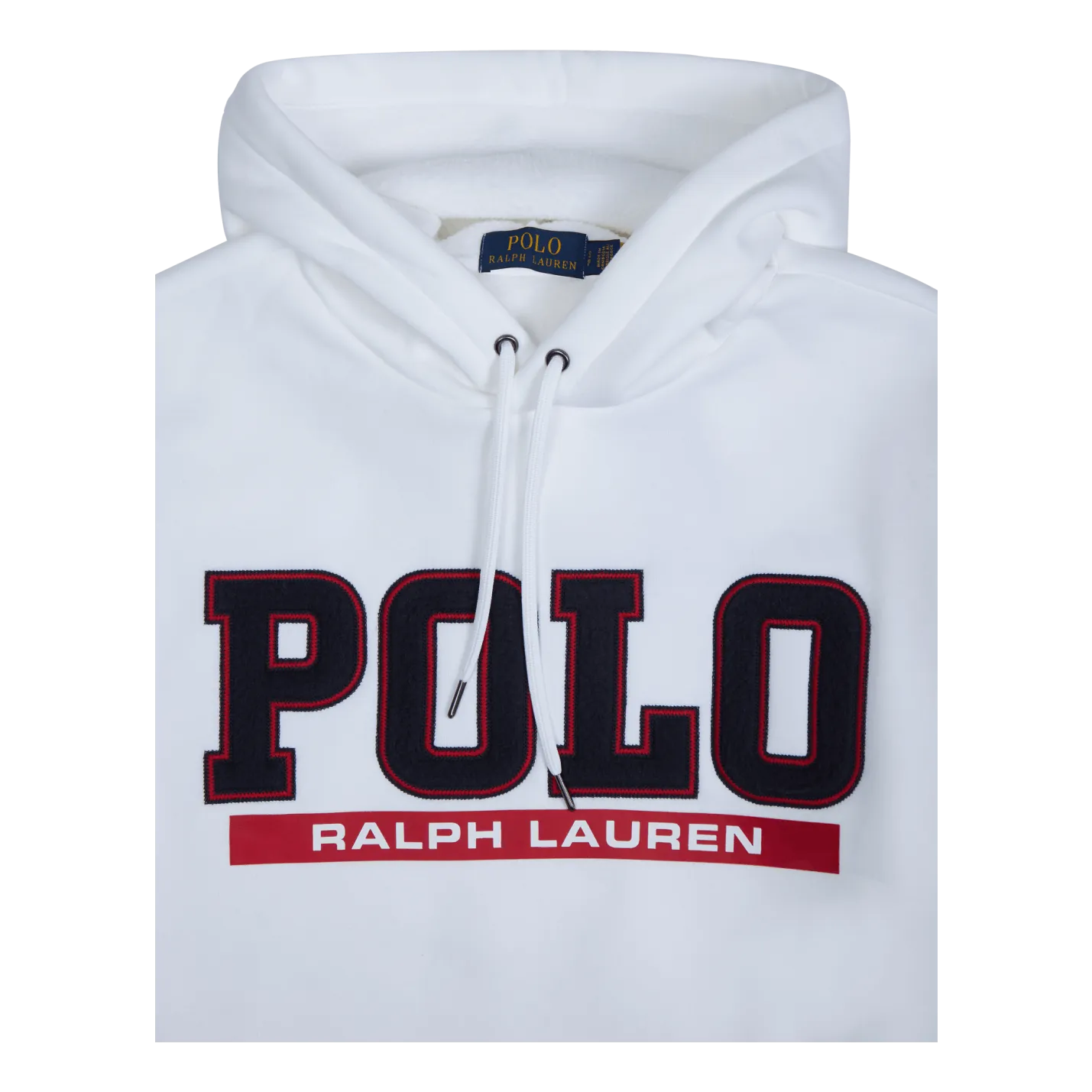 Double-Knit Fleece Hoodie White