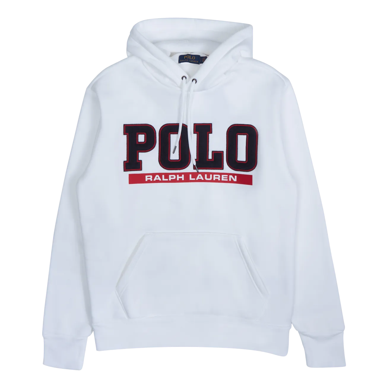 Double-Knit Fleece Hoodie White