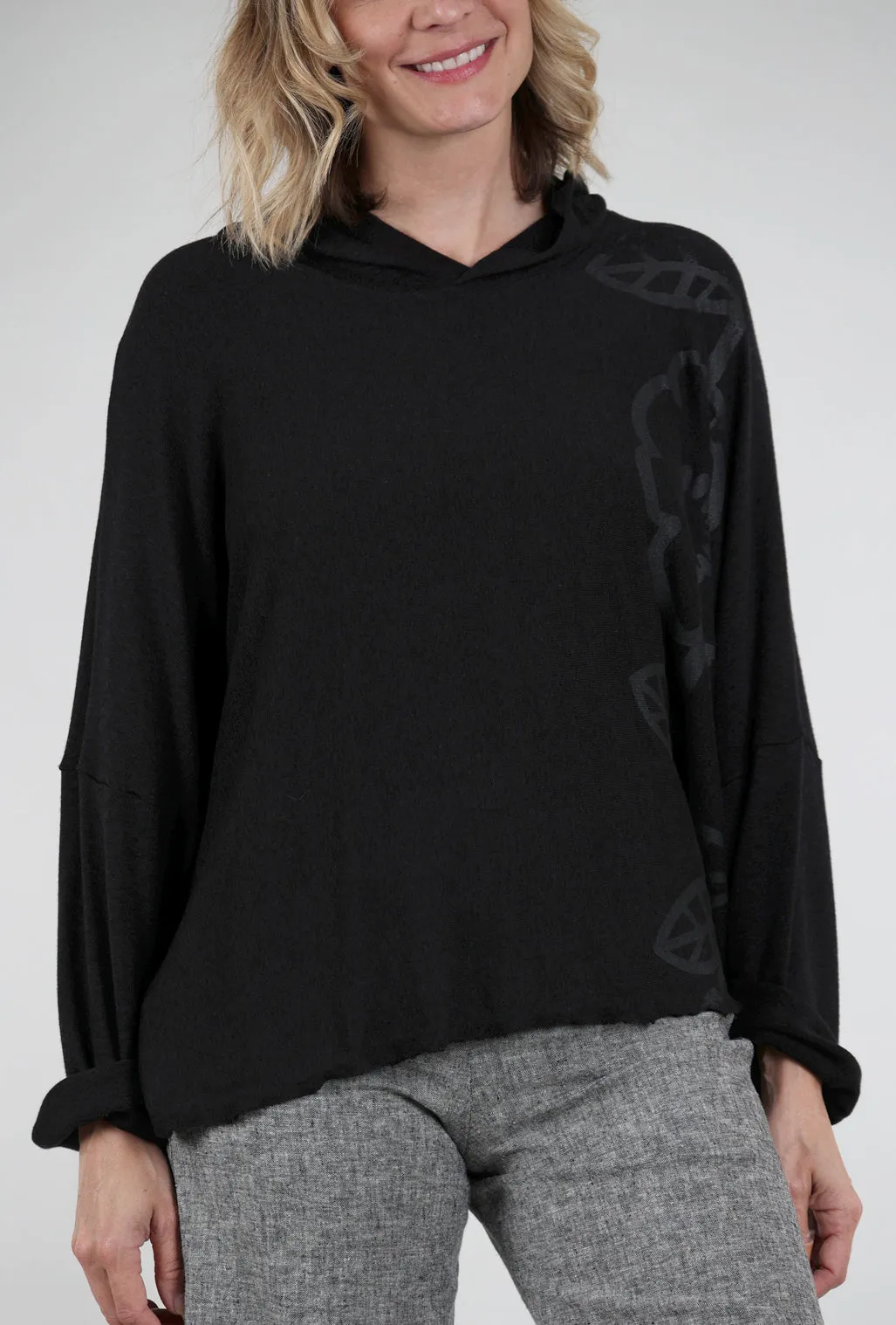East Hoodie, Black