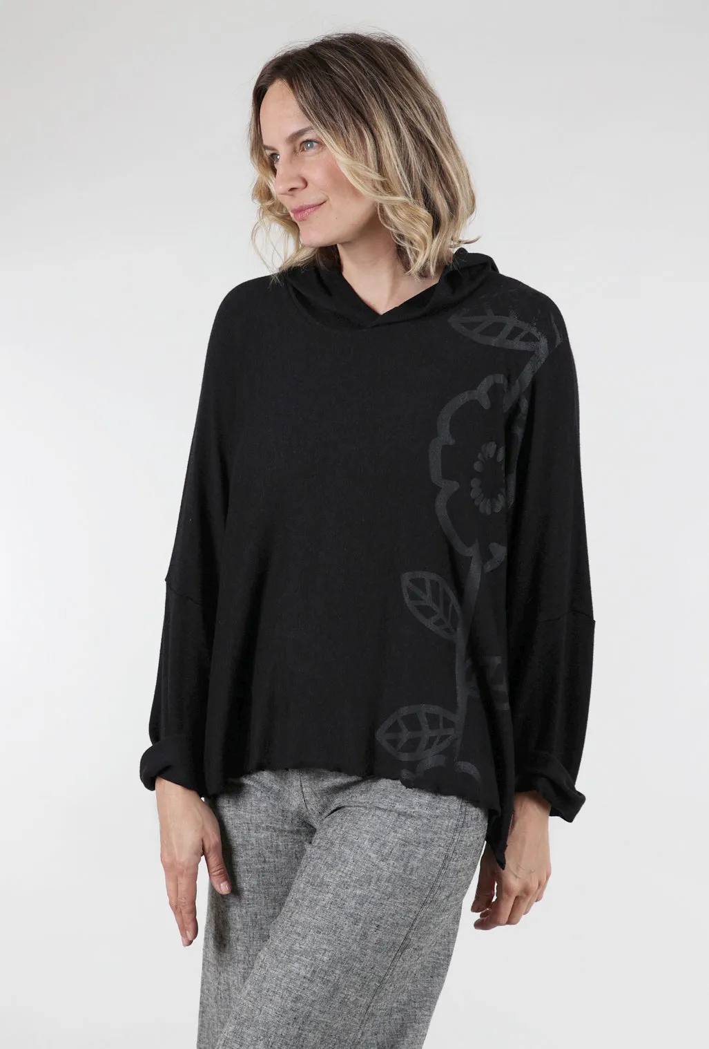 East Hoodie, Black