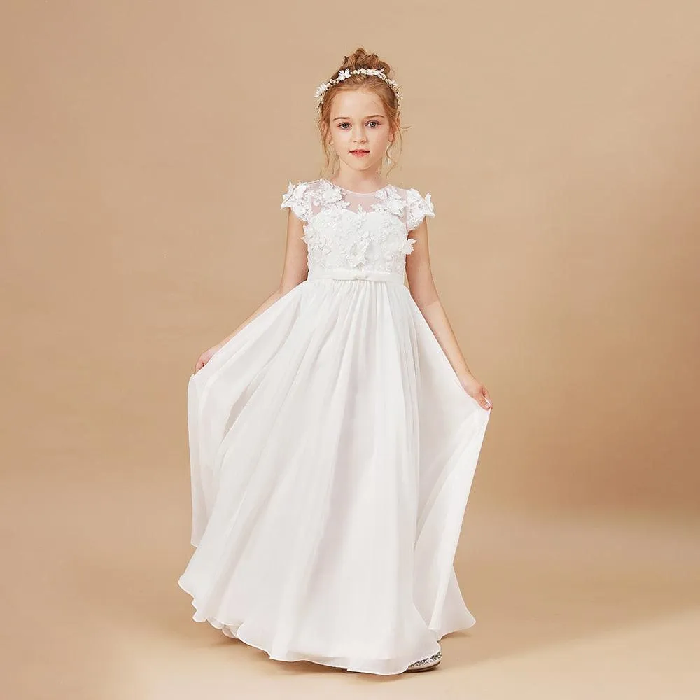 Elegant Flower Girl Pageant Dress
