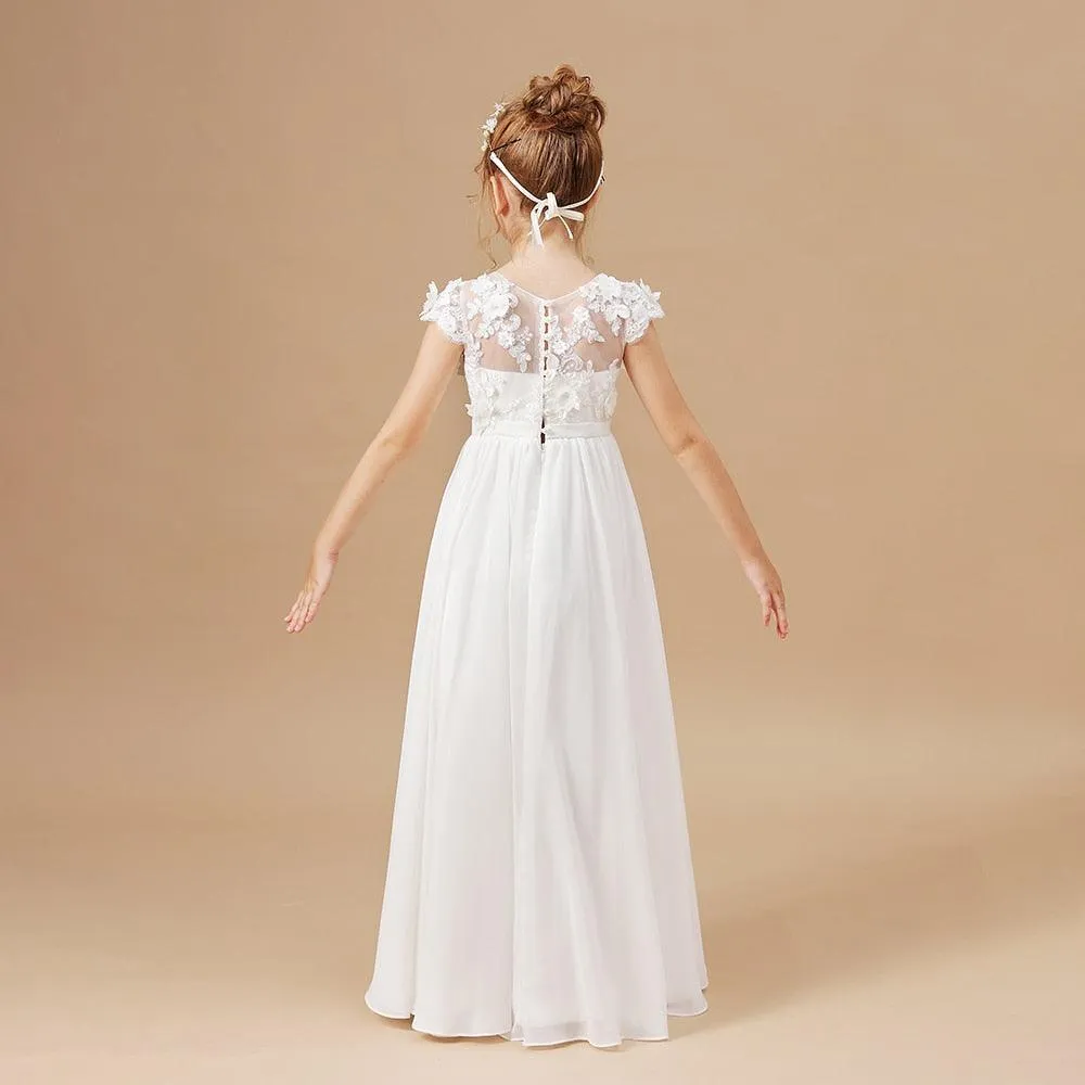 Elegant Flower Girl Pageant Dress