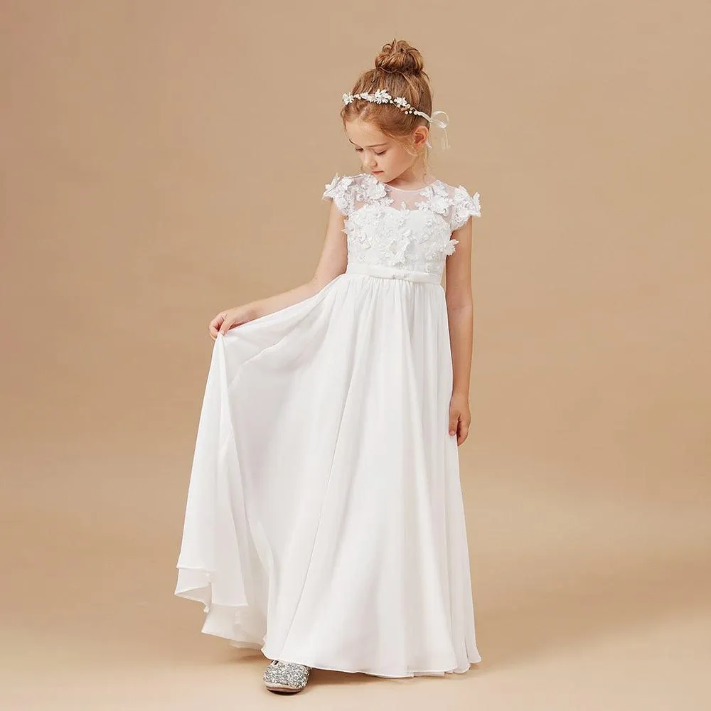 Elegant Flower Girl Pageant Dress