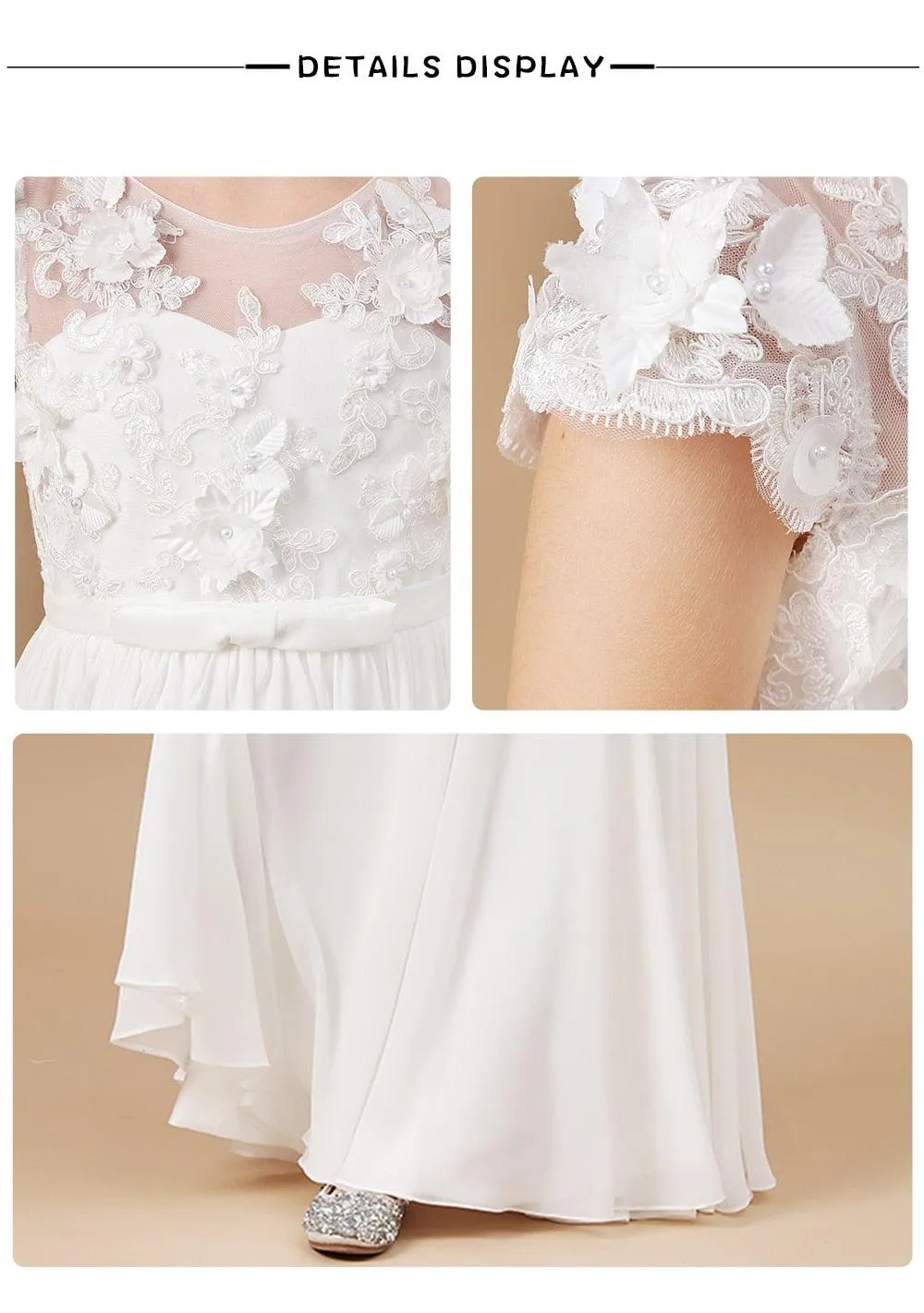 Elegant Flower Girl Pageant Dress