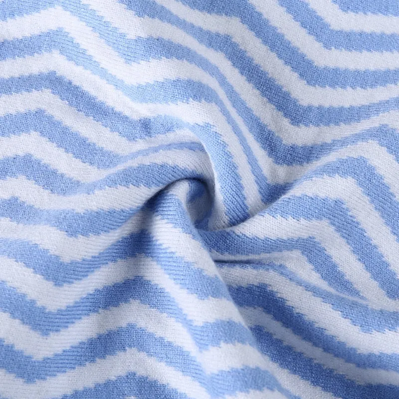 Elegant Striped Mini Dress