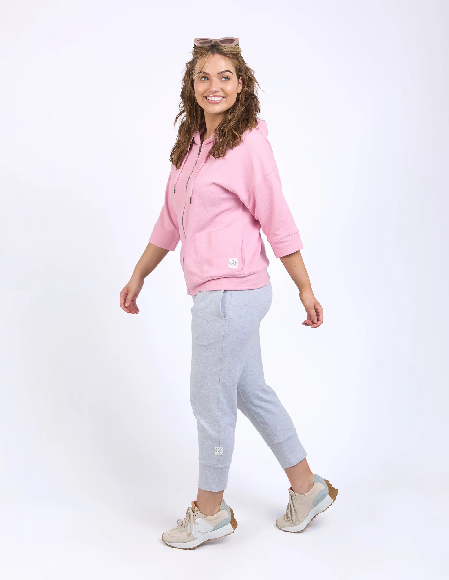 Elm Beachy Zip Hoodie - Soft Pink