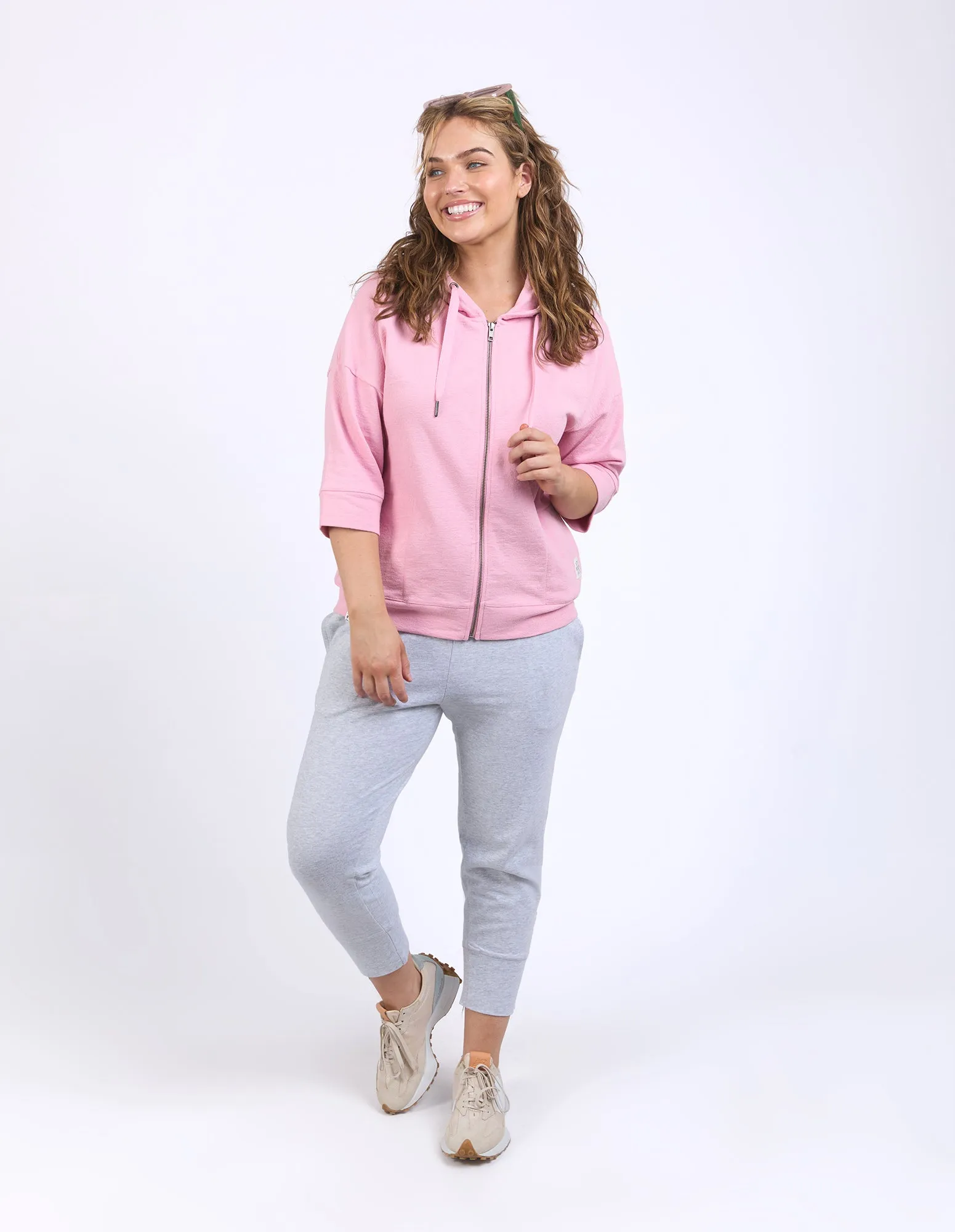 Elm Beachy Zip Hoodie - Soft Pink