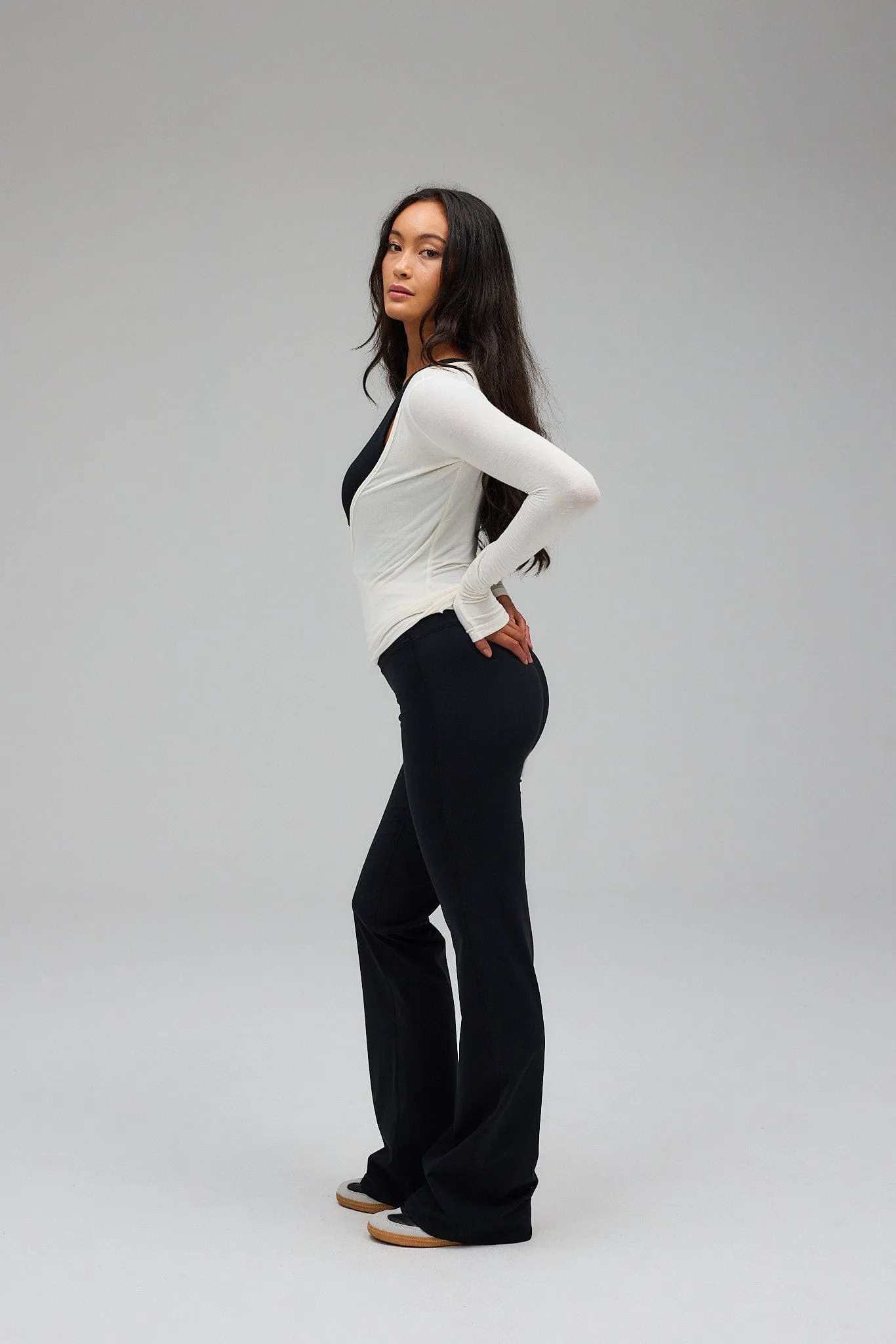 Flare Yoga Pants - Black