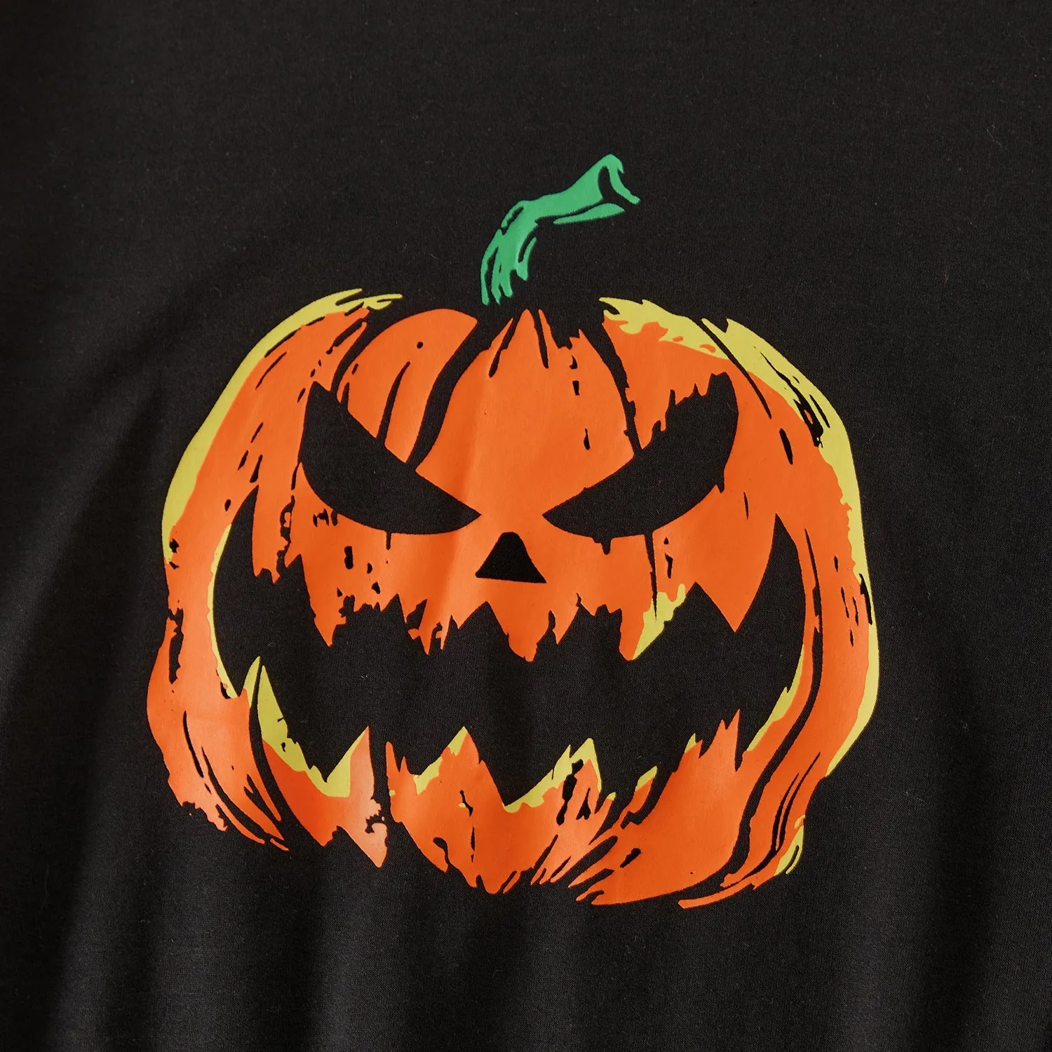 Halloween Family Matching Pumpkin Print Tops