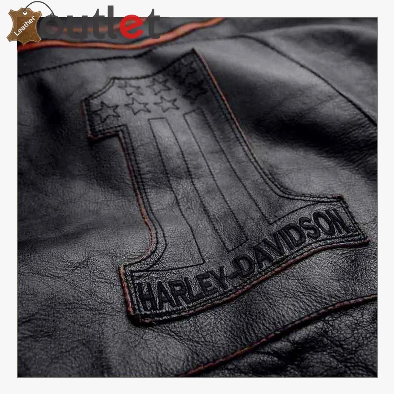 Harley-Davidson Men's Double Ton Slim Fit Leather Jacket