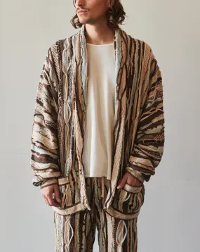 Kapital 7G Knit Gaudy Cardigan, Brown