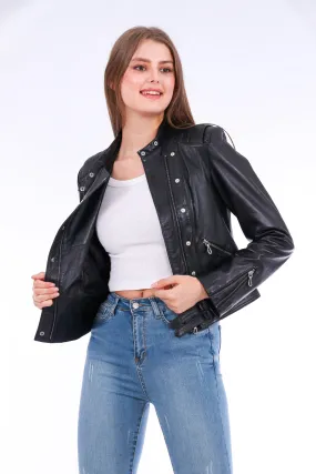 Leather Biker Jacket