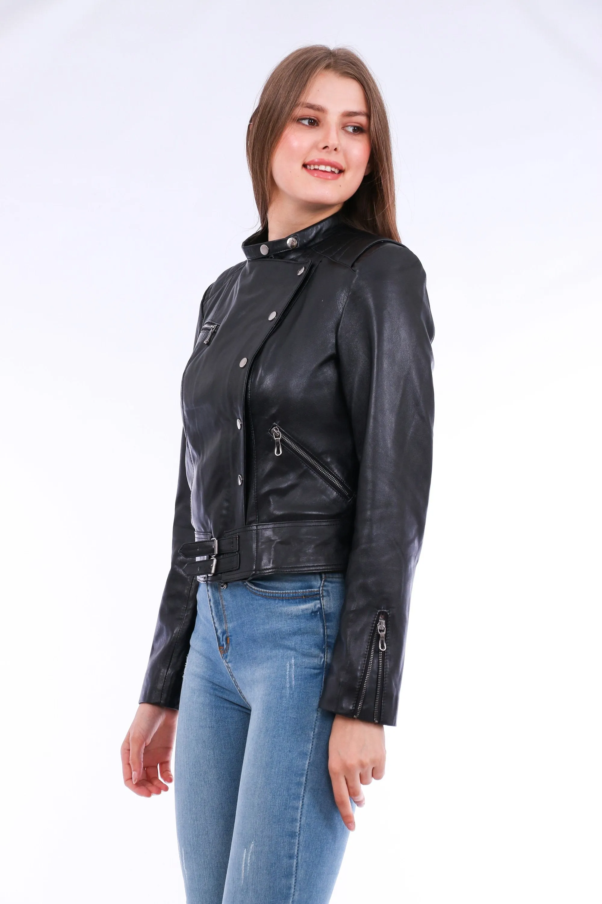 Leather Biker Jacket