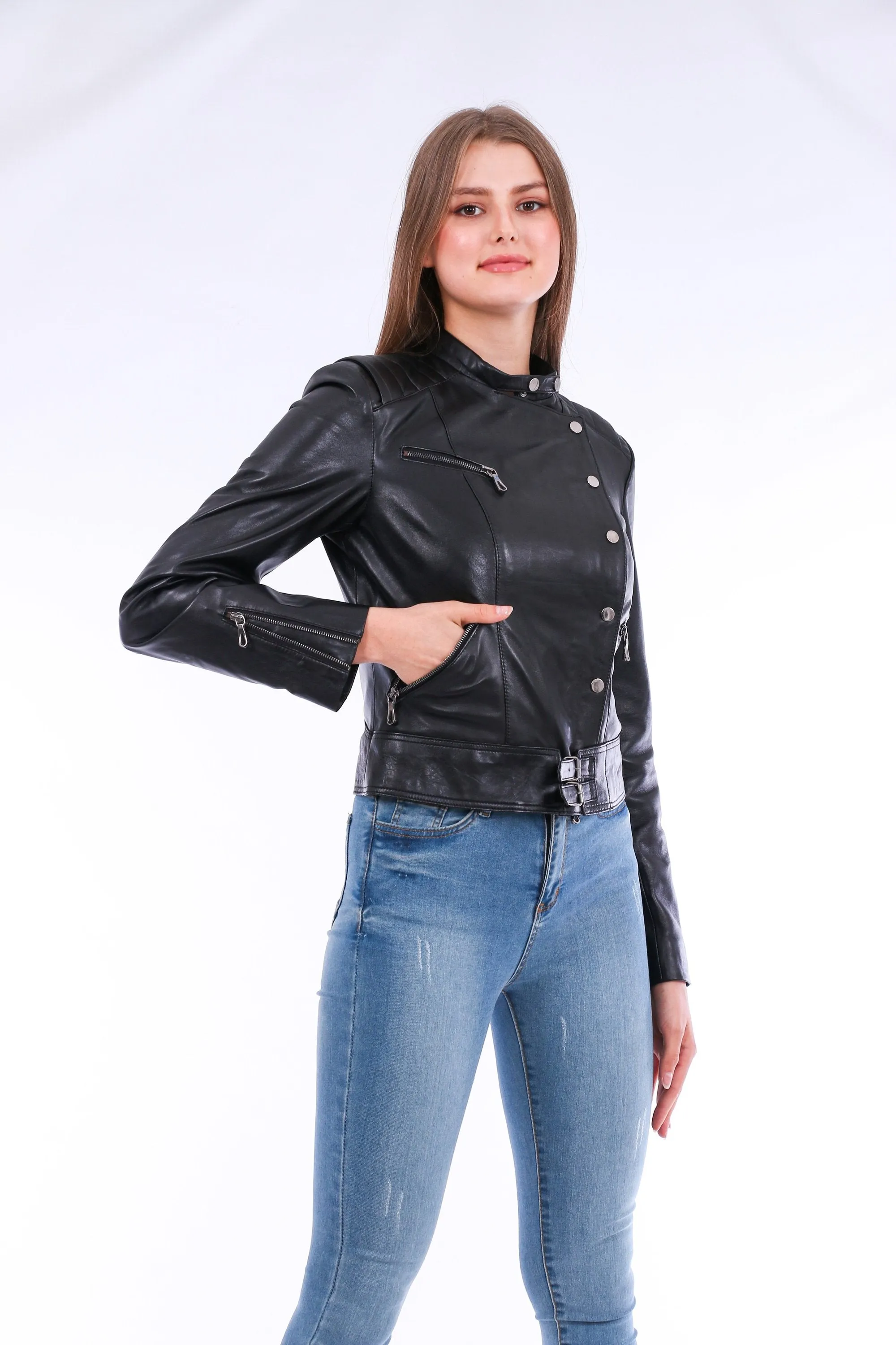Leather Biker Jacket