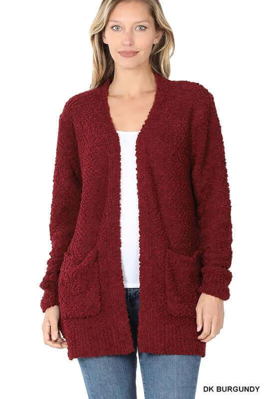 Long Sleeve Popcorn Cardigan