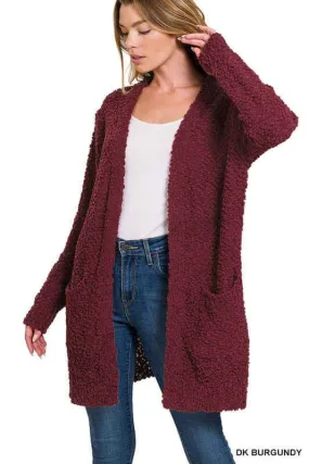 Long Sleeve Popcorn Cardigan