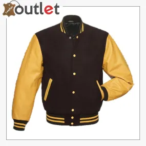 Maroon & Gold Varsity Jacket