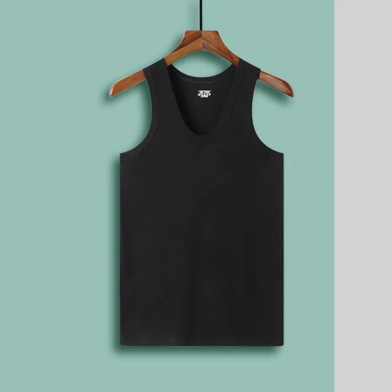 Men Sleeveless Cotton Sporty Korean Summer Breathable Matching Tank Top
