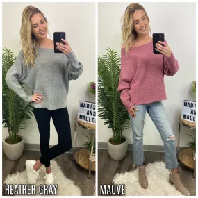 Monty Soft Knit Off Shoulder Sweater
