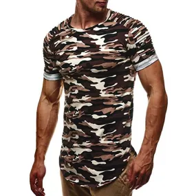 New Summer Tactical Camouflage T Shirt Men Short Sleeve O-neck Military Quick Dry Army T-Shirt Casual Wicking Breathable Tees