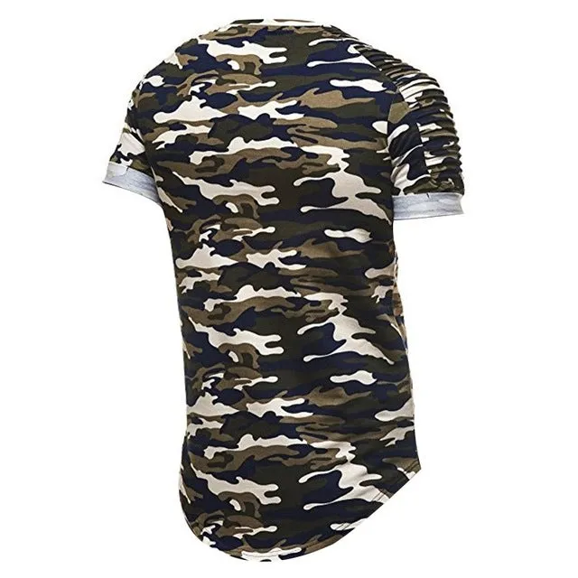 New Summer Tactical Camouflage T Shirt Men Short Sleeve O-neck Military Quick Dry Army T-Shirt Casual Wicking Breathable Tees