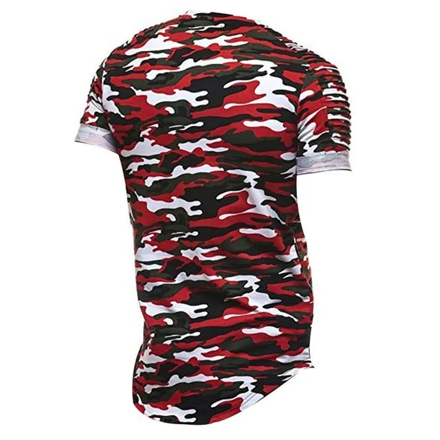 New Summer Tactical Camouflage T Shirt Men Short Sleeve O-neck Military Quick Dry Army T-Shirt Casual Wicking Breathable Tees