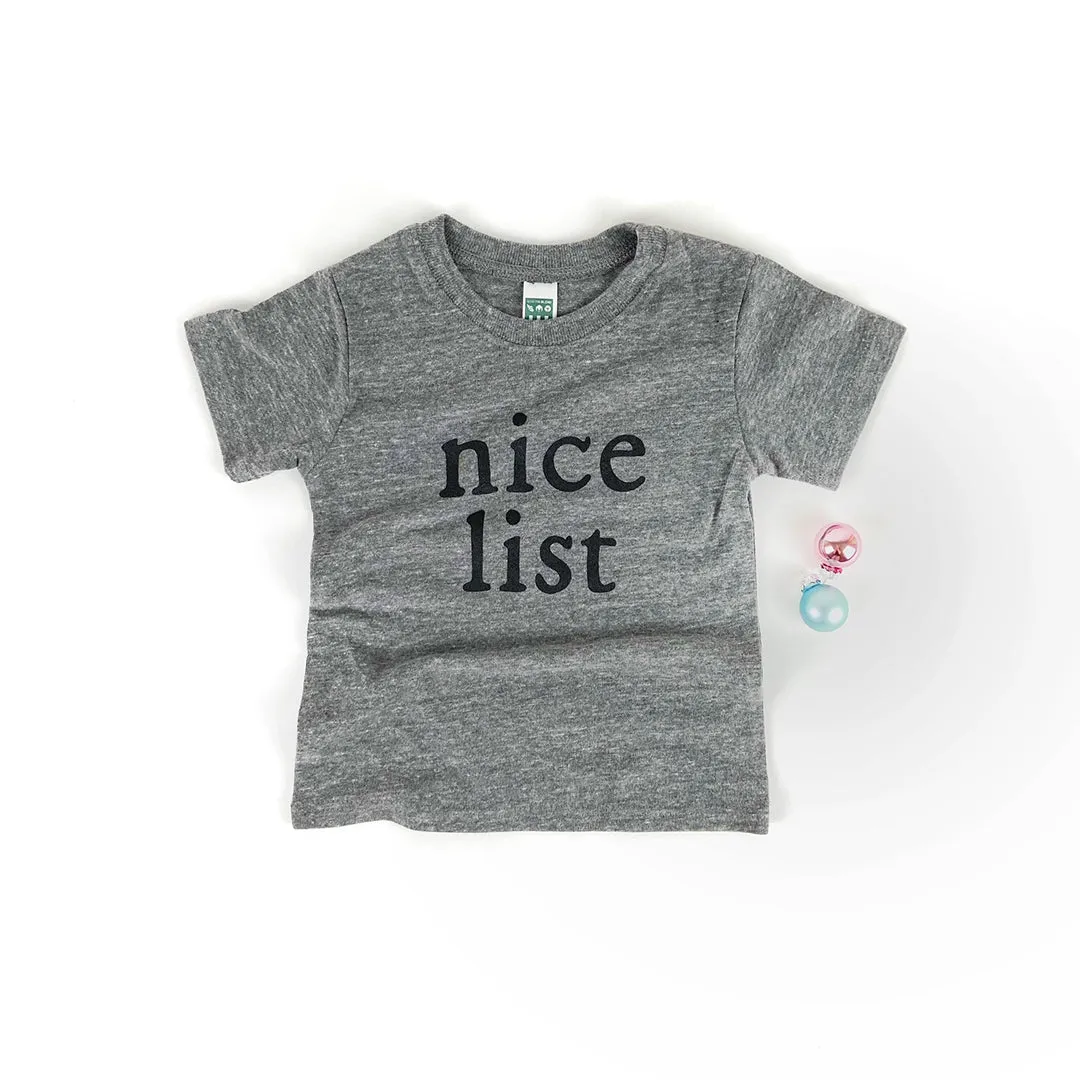 “Nice List” Christmas Tee