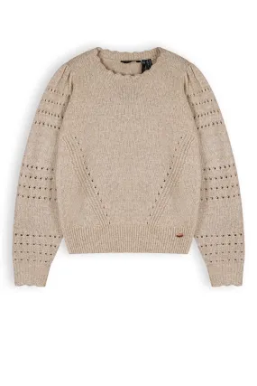 NoBell Kamile Girls Knitted Soft Sweater