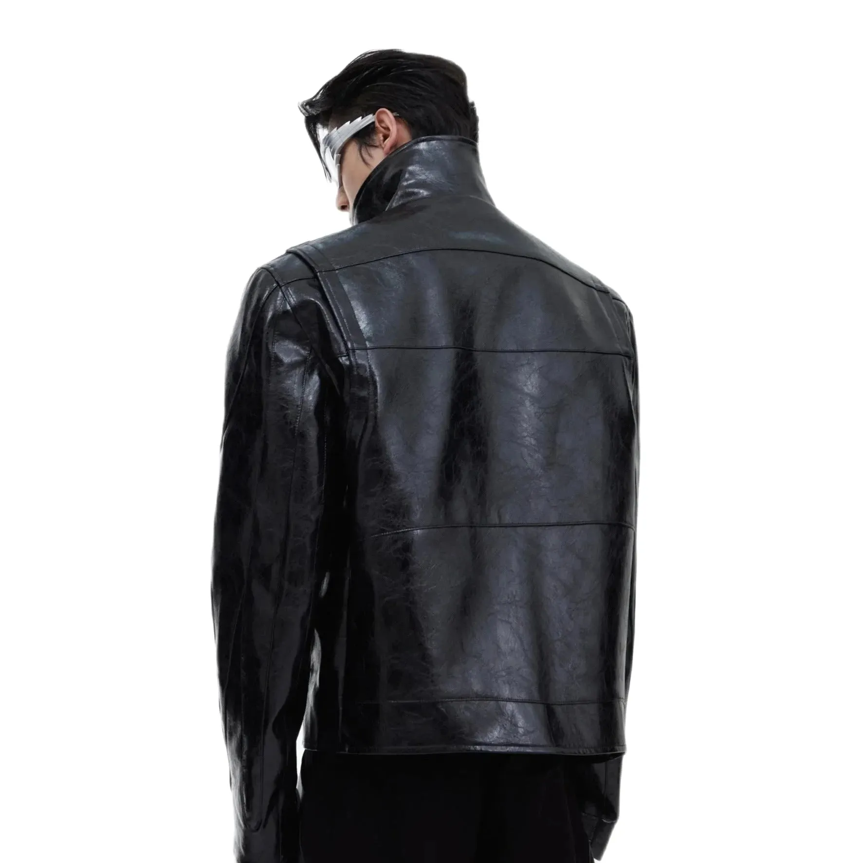 Opium Shiny Leather Jacket