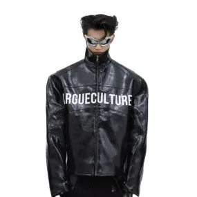 Opium Shiny Leather Jacket