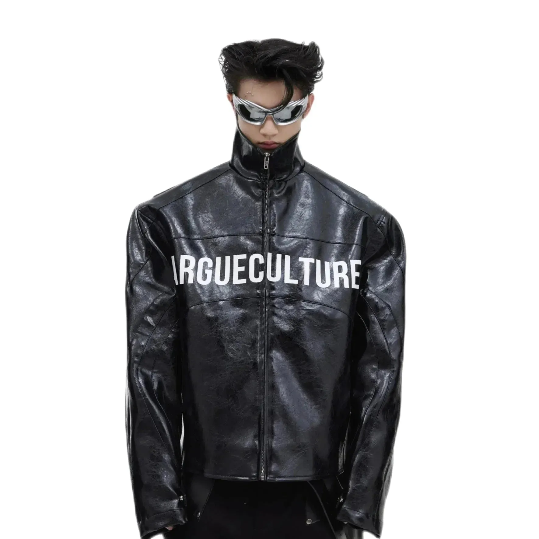 Opium Shiny Leather Jacket