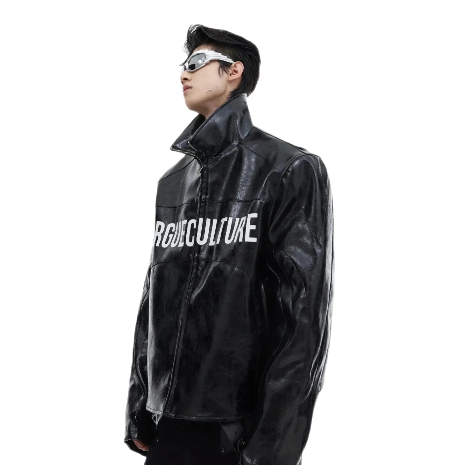 Opium Shiny Leather Jacket