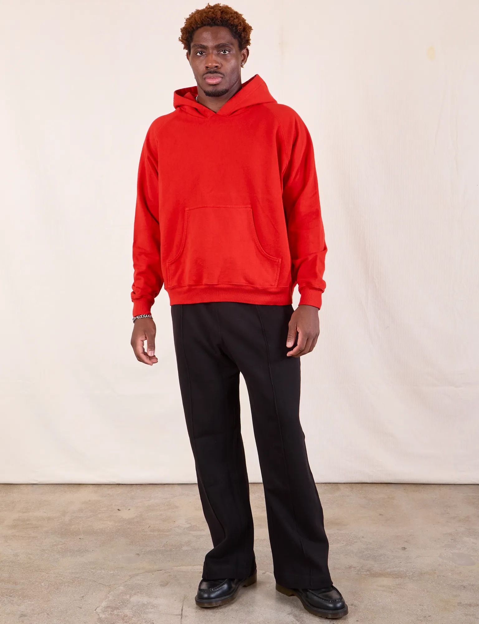 Oversized Hoodie - Mustang Red