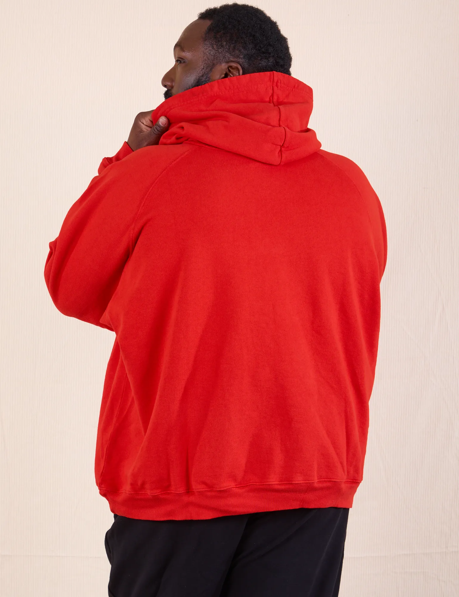 Oversized Hoodie - Mustang Red
