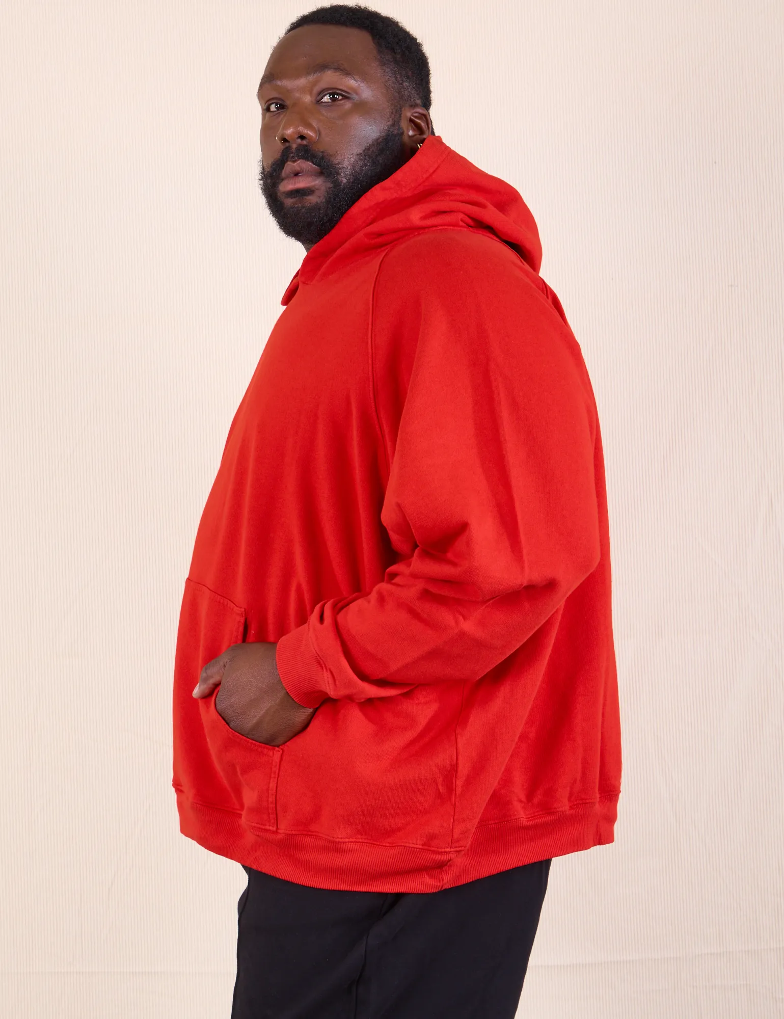 Oversized Hoodie - Mustang Red