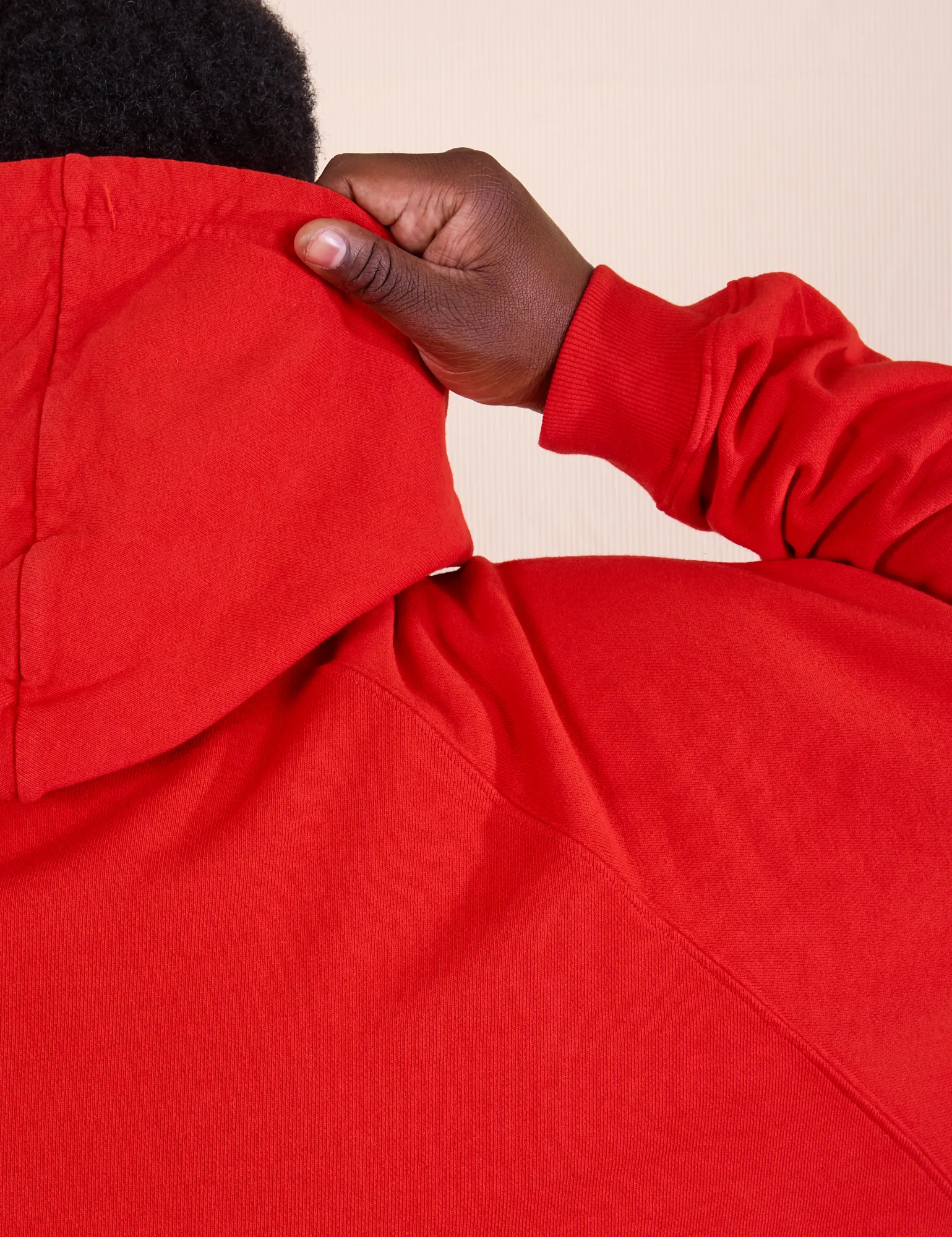Oversized Hoodie - Mustang Red
